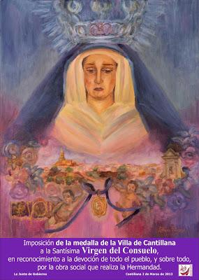 Nuestro hermano David Payán, autor del cartel de la Imposición de la medalla de oro a la Virgen del Consuelo