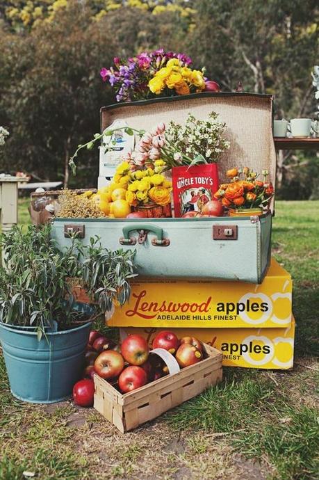 Reinventa con maletas vintage