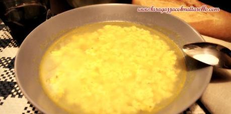 Stracciatella, la sopa recetas primeros  portada @es Pecorino romano @es Parmigiano @es huevos 
