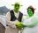 pareja disfrazó Shrek Fiona para casarse