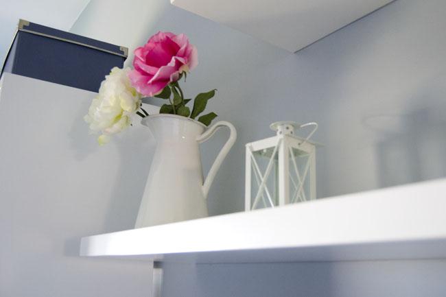 Sockerart florero Jarron laton blanco Ikea Candelabro 