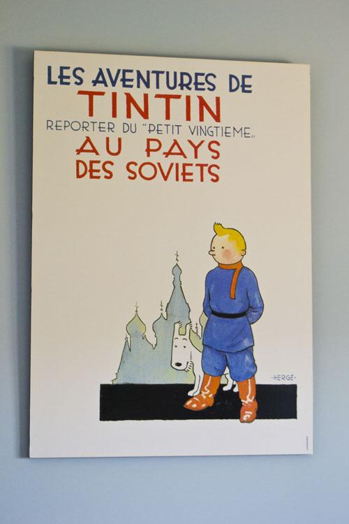 Tintin Milu Lamina Cuadro