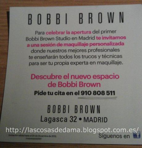 Nueva tienda de Bobbi Brown en Madrid