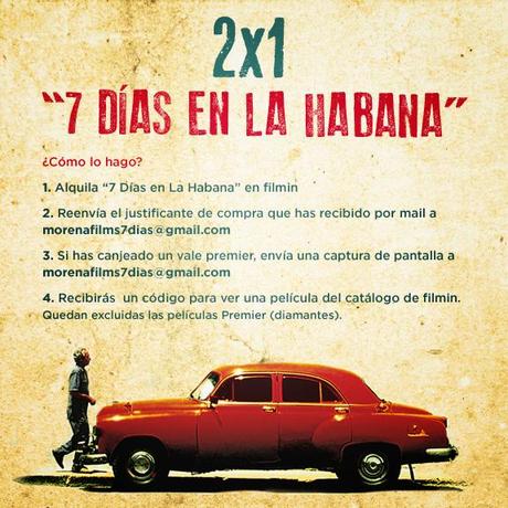 Disfruta de un 2 x 1 con '7 días en la Habana'