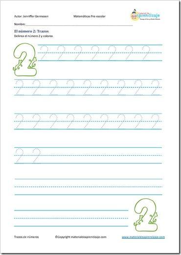 Trazar el número 2_1 Trazar el número 2_1