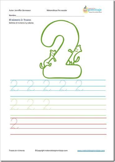 Trazar el número 2 Trazar el número 2