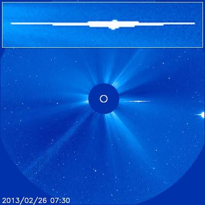 ¿Nave espacial? ¿Un rayo Láser? ¿Qué son esas figuras que captan los Satélites?