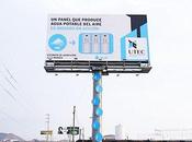 poste publicitario produce agua potable