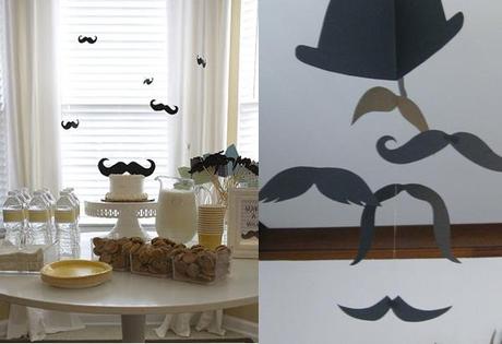 Ideas para una fiesta bigote, ¡con imprimibles! decorados para una fiesta bigote