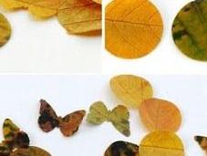 Idea: hacer decoraciones hojas