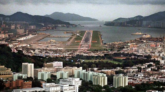 Aeropuertos peligrosos: Hong Kong
