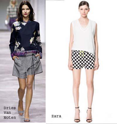 ss13 clones shorts dries van noten zara El ataque de los clones: Oops! I did it again! (and again and again)