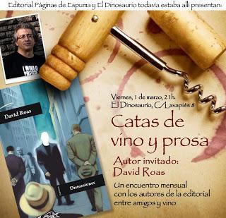 Cata de vino y prosa con David Roas