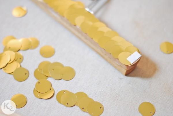 DIY. Hangers for the seating plan