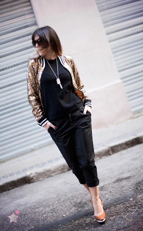 paillettes bomber