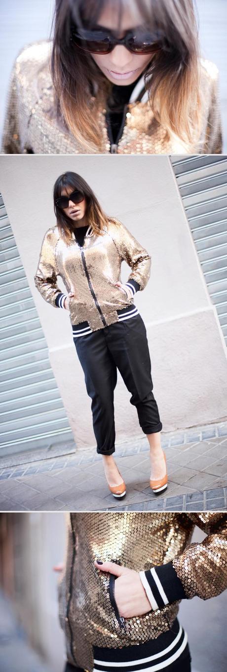 paillettes bomber