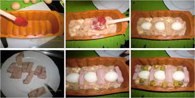 Fiambre de pollo con frutos secos