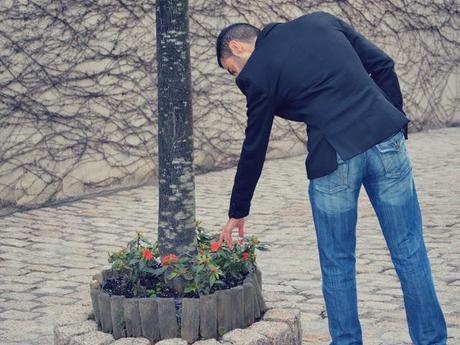 Blazer on denim Blazer on denim