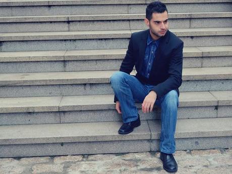 Blazer on denim Blazer on denim