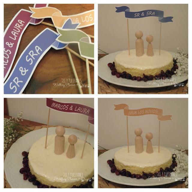 Láminas y banners a juego en tu boda