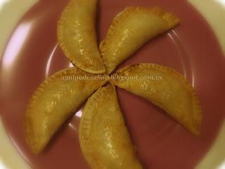 Empanadillas rellenas de pollo a la carbonara
