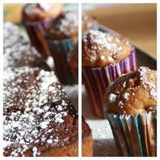 magdalenas de plátano / Bananenmuffins