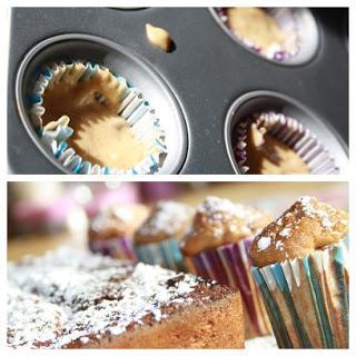 magdalenas de plátano / Bananenmuffins