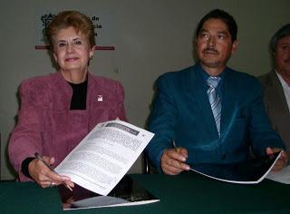 Signan convenio Conalep y Junta de Asistencia Privada