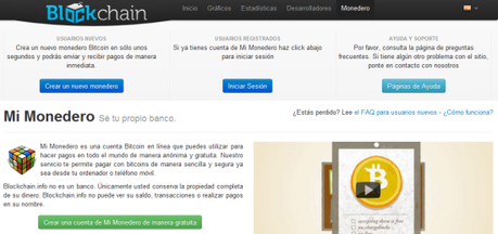 BlockChain - Monedero online para gestionar la criptomoneda Bitcoin