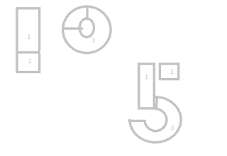 TARTA INFANTIL EN FORMA DE CINCO