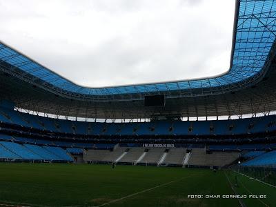 Estadio Gremio Arena. Porto Alegre, Brasil