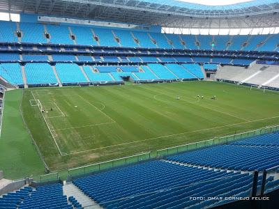 Estadio Gremio Arena. Porto Alegre, Brasil