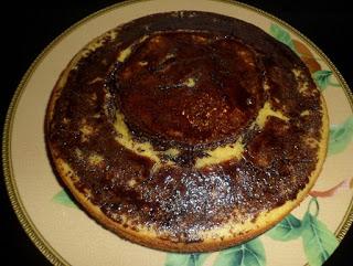 bizcocho de naranja con chocolate