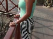 Pantalón rayas menta Stripes Mint