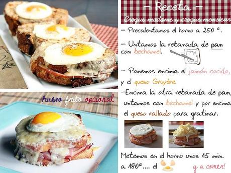 receta sandwich croque madame