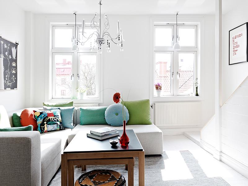 Luminosidad en un duplex en Gotemburgo.