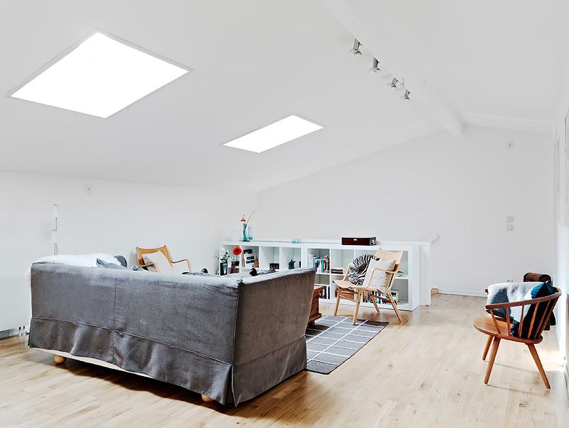 Luminosidad en un duplex en Gotemburgo.