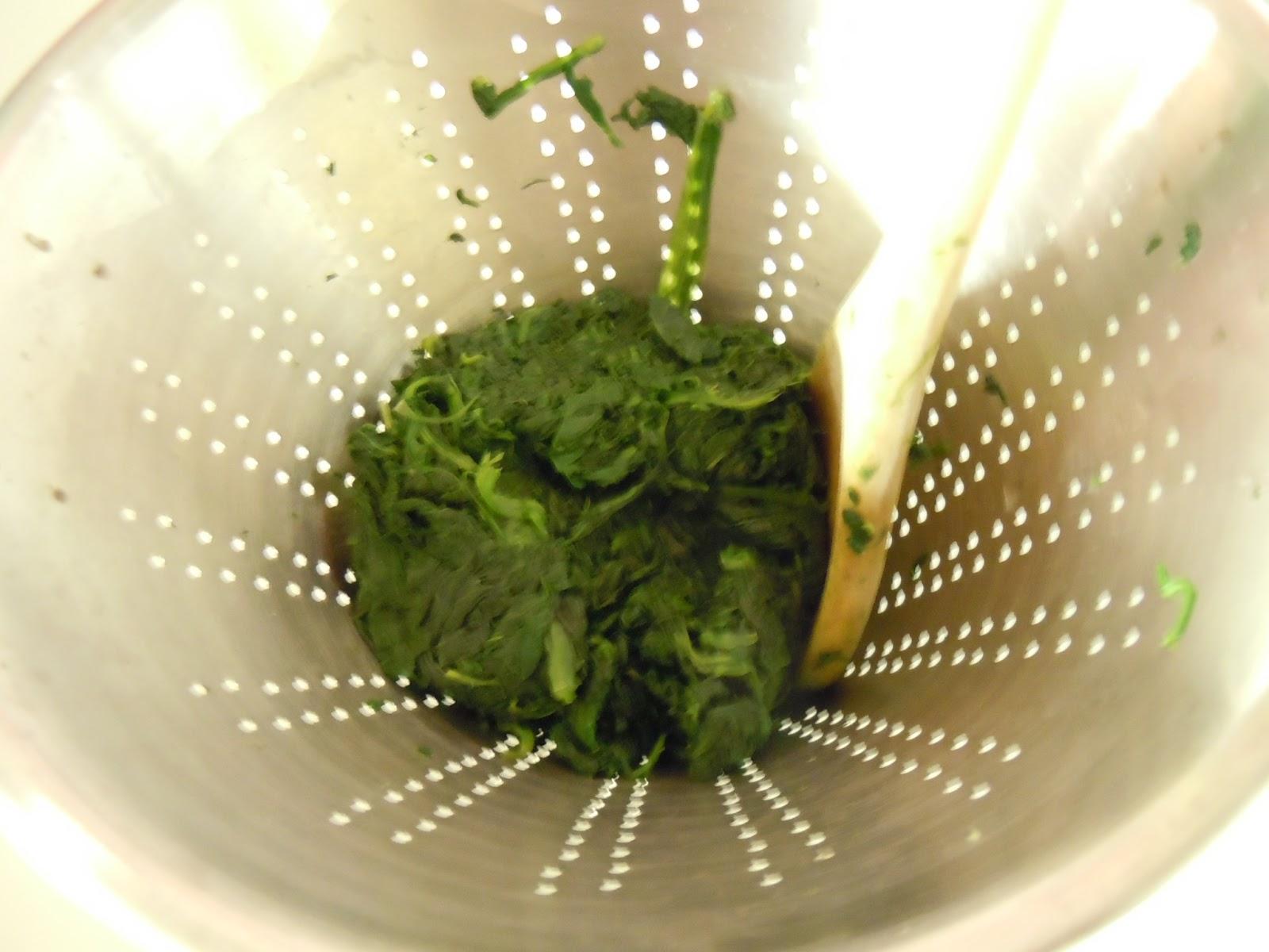 Lasaña de carne y bechamel de espinacas