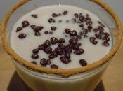 Batido plátano horchata crocanti almendras