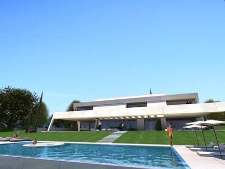 exterior4 NUEVAS IMÁGENES DE OBRA DE UNA VIVIENDA UNIFAMILIAR LOCALIZADA EN UNA EXCLUSIVA URBANIZACIÓN DE MADRID!