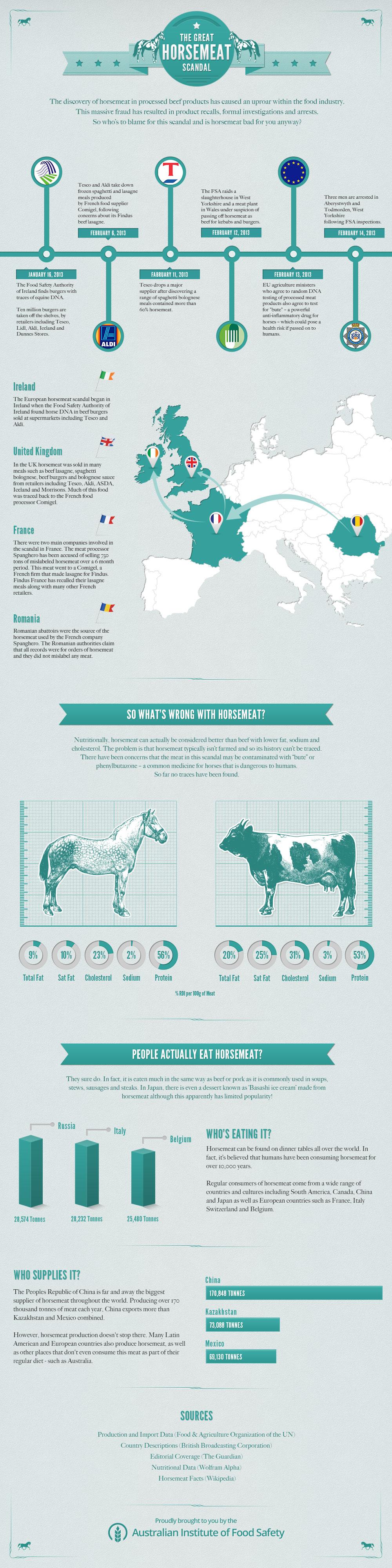 Horsemeat Scandal [Infographic]