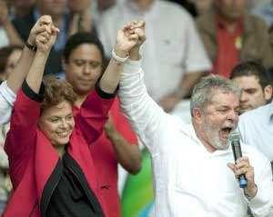Lula reitera apoyo a reelección de actual mandataria brasileña