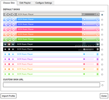 Para los que tienen SCM Music Player en el blog