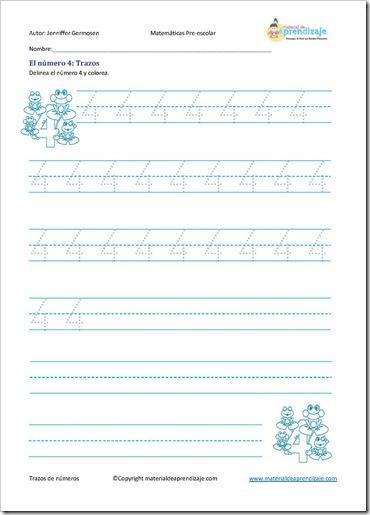 Trazar el número 4_1