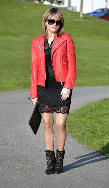 Outfit Low Cost: Lace & Red Outfit Low Cost: Lace & Red