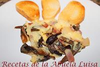 REVUELTO DE SETAS CON BACON