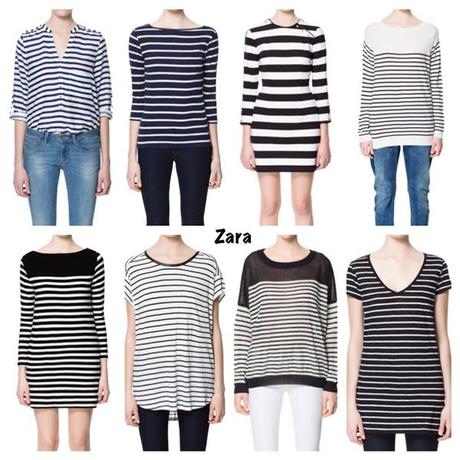 Navy obsession?? collage-zara