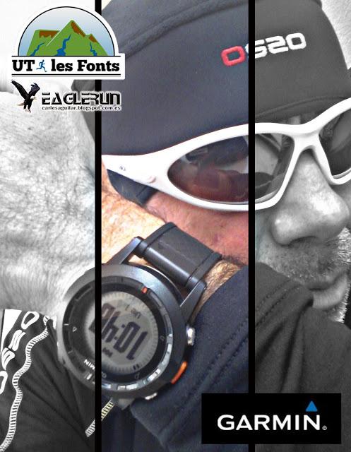 El Garmin Fenix, dispositivo GPS en el UT Les Fonts de Xerta 8, 9 y 10 de Marzo  120 km 3 etapas 6000 m Desnivel positivo