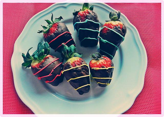 Fresas con chocolate