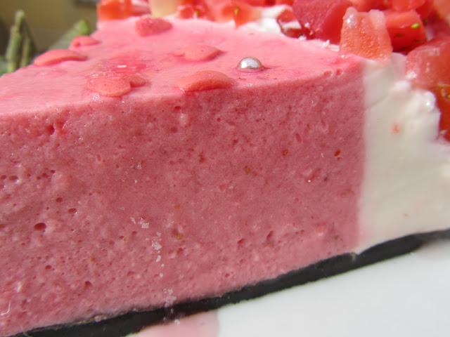Tarta de fresas y nata